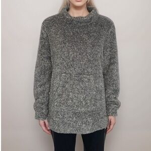 Koolaburra by‎ UGG Sweater Women Sz M Grey Cozy Heathered Shaggy Plush